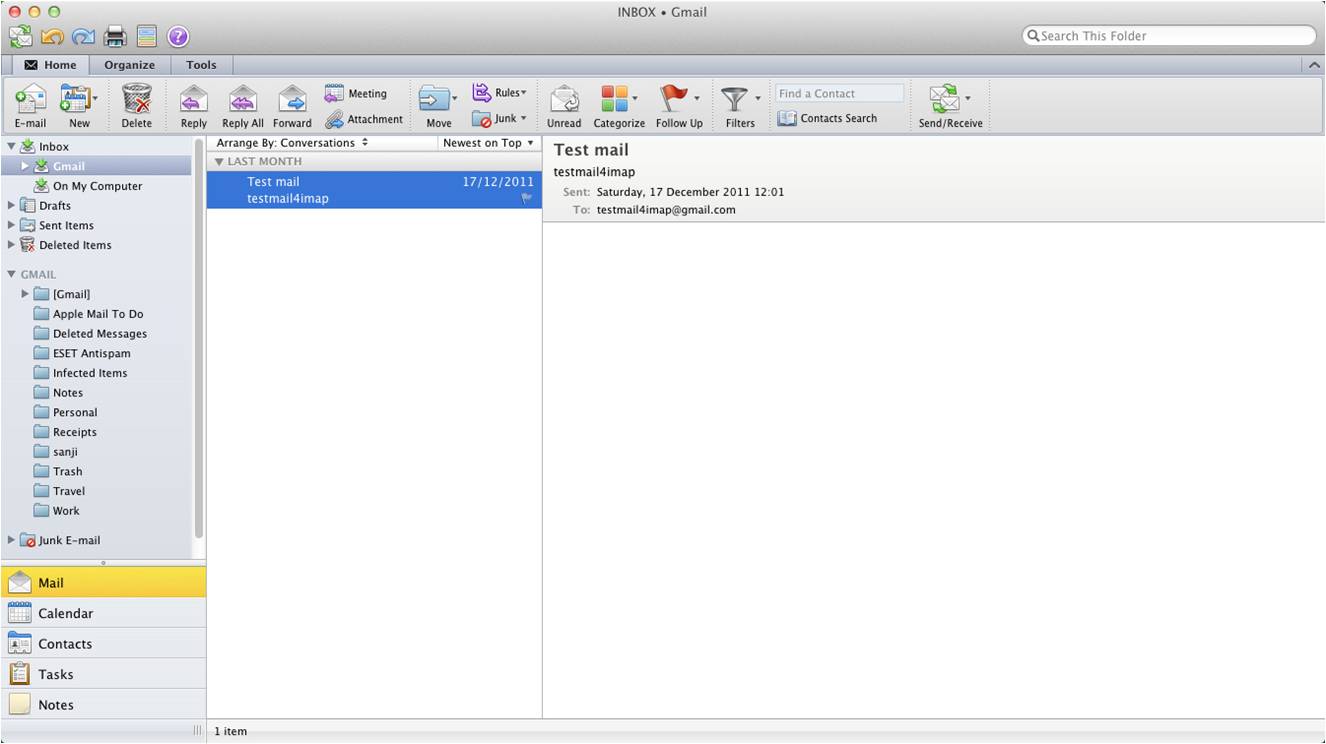 pop or imap for gmail in outlook 2011 mac